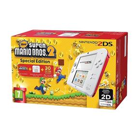 2ds Rojo/blanco + New Super Mario Bros. 2 (preinstalado) Nintendo