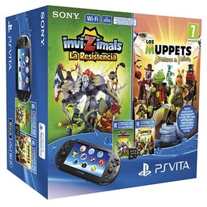 Consola Psvita + Invizimals Resistance + Mupets