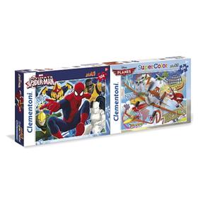 Pack 2 Puzzles Aviones/spiderman