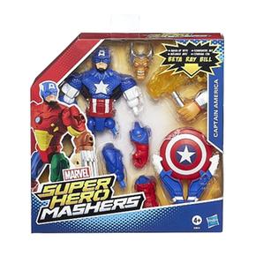 Marvel – Figura De Lujo Mashers Superhéroe – Capitán América