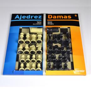 Tablero Grande Ajedrez Y Damas + Accesorios