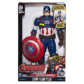 Los Vengadores – Capitán América Figura Titan Electrónica