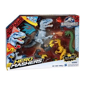 Jurassic World – Indominus Rex Vs Velociraptor – Hero Mashers Pack Bad Boy