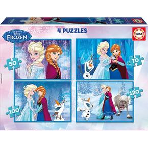 Educa Borrás – Frozen – Puzzle 4 En 1