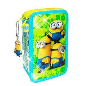 Gru – Minions – Estuche 3 Pisos Glitter