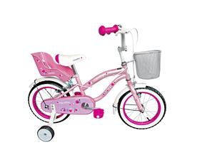 Bici 16″ Niña Con Casco Y Protecciones Juguettos