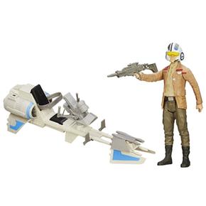 Star Wars – Speeder Bike – Figura Hero Series Con Vehículo