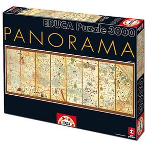 Educa Borrás – Puzzle 3000 Piezas – Mapamundi De 1375 De Cresques Abraham