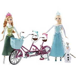 Frozen – Elsa Y Anna Con Bicicleta
