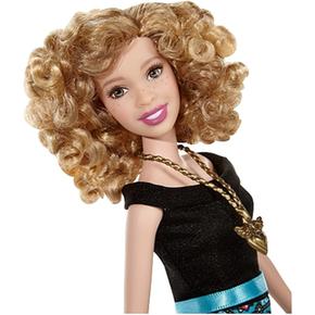 Rizado Top Fashionista Pelo Barbie Negro Muñeca lK3TcF1J