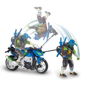 Tortugas Ninja – Leo – Vehículo Con Figura Película 2