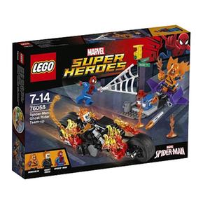 Lego Súper Héroes – Spider-man: Alianza Con El Motorista Fantasma – 76058