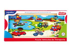 Nenittos Puzzle Vehículos De Transporte 21 Piezas