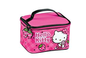 Hello Kitty Strawberry Neceser Rectangular Con Asa