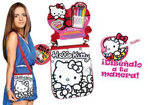 Hello Kitty Color Me Mine Bolso Bandolera Pequeña