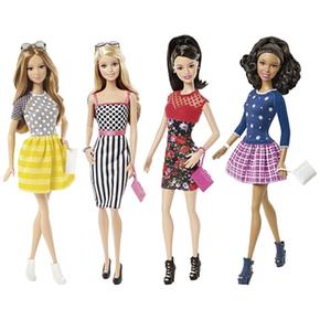 Barbie – Pack 4 Muñecas Fashionistas