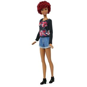 Barbie – Muñeca Fashionista Pelo Rizado Corto