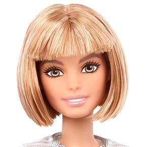 Pelo Corto Barbie Muñeca Fashionista Rubio 8nN0yvmwO