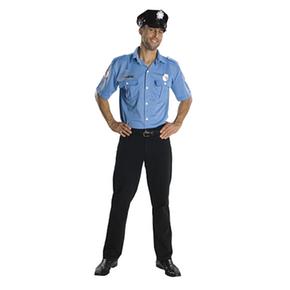 Disfraz Adulto – Camisa De Policía Con Gorra