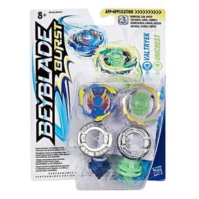 Beyblade – Bey Valtryek Y Unicrest – Pack De Batalla Para 2