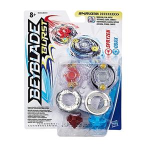 Beyblade – Bey Spryzen Y Odax – Pack De Batalla Para 2