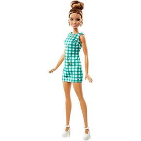 Barbie – Muñeca Fashionista Emerald Check