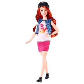 Barbie – Muñeca Fashionista Falda Rosa Gorro Negro (kitty Cute)