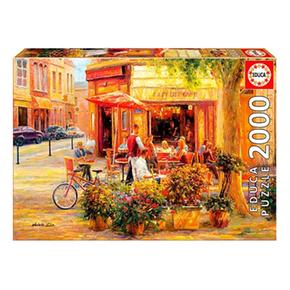 Educa Borrás – Corner Café, Haixia Liu – Puzzle 2000 Piezas