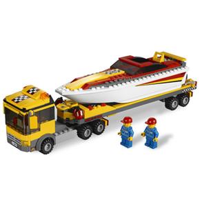 Lego City El Remolque Del Barco A Motor