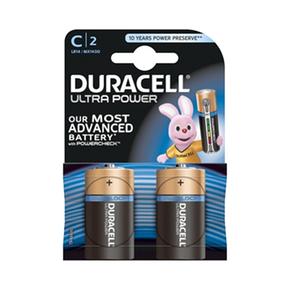 - Pack 2 Pilhas C Ultra Power Duracell