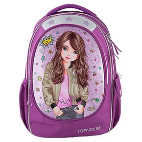 Top Model – Mochila Escolar Soft Friends Morada