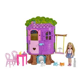 Del De Chelsea Árbol Casita Barbie Ybv6y7gf