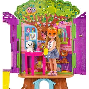 Del De Chelsea Árbol Casita Barbie Ybv6y7gf