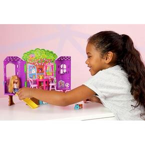 Del De Chelsea Árbol Casita Barbie Ybv6y7gf