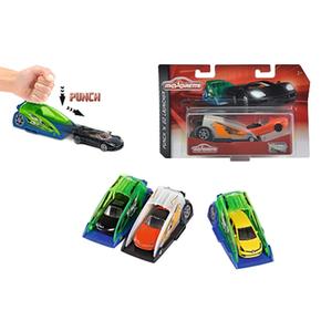 - Lanzador Punch N Go Launcher Con Coche (varios Modelos) Majorette