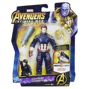 Los Vengadores – Capitán América – Figura Deluxe 15 Cm Con Gema