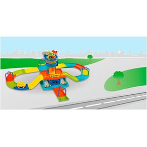 Quality Toys Aeropuerto Con Carreteras Y Coches Wader