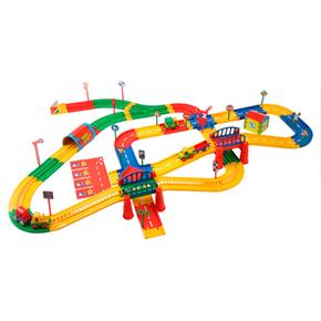 Toys Tren Set Con Wader Estación De Juego Ferrocari Quality Pista Mega nPXk80Ow