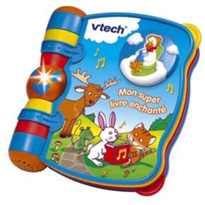 Vtech Mon Super Livre Enchante Blue Idioma Francés