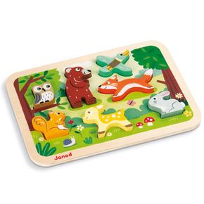 Puzzle Encaje Bosque Janod