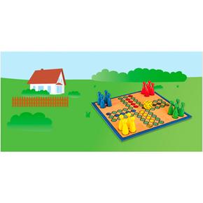 Quality Toys Alfombra De Juego Parchís Con 16 Caballos Y Un Dado Wader