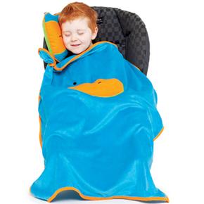 Almohada Y Manta Snoozihedz Azul Trunki