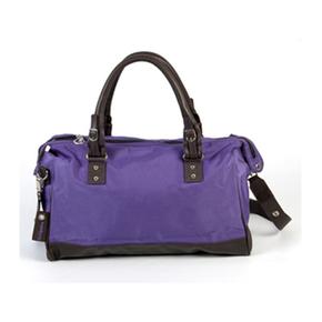 Little Company Bolso Purpura Con Base Marron