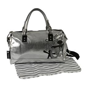 Little Company Bolso City Shopper Plata + Cambiador