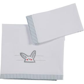 Juego De Sabanas Rabbit Gris Tx-821 Para Cuna 120×60 Micuna