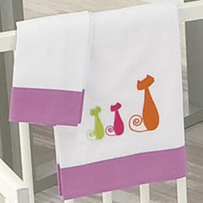 Conjunto Sabanas Estilo Animals Para Cunas 120×60 Vilabebe