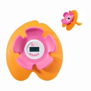 Nénuphar Termómetro Digital Naranja Rosa Para El Baño Beaba