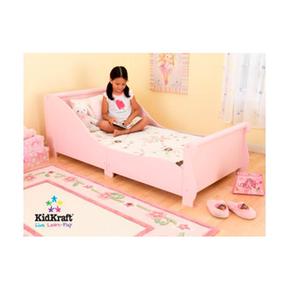 Cama Con Barandas Para Niñas Pequeñas Rosada Kidkraft
