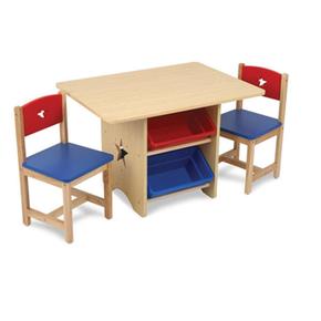 Juego De Mesa Con Sillas Estrellas Kidkraft