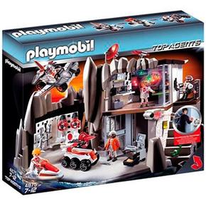 Cuartel General De Agentes Secretos Con Sistema De Alarma Playmobil